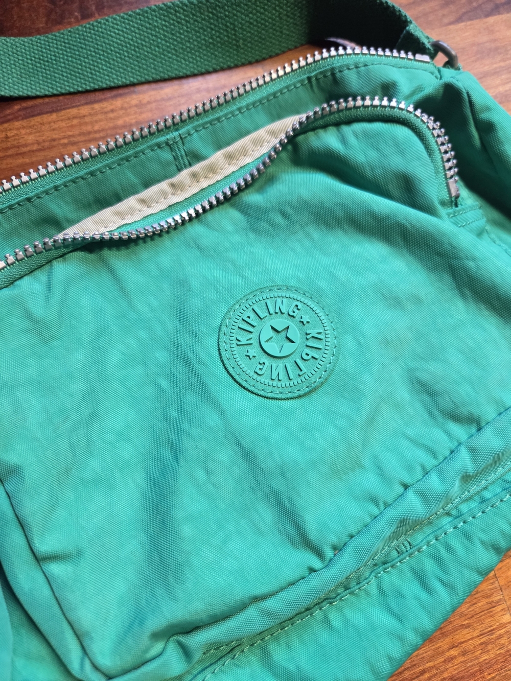 Kipling Kids Green Crossbody Bag